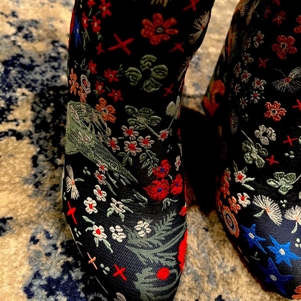 Brand new in box Floral Boots